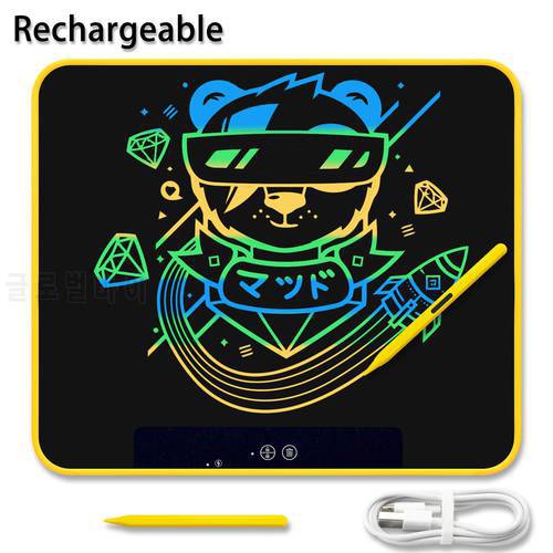 18 Inch Rechargeable Colorful LCD Writing Tablet Adults Office Painting Graffiti Doodle Electronic Drawing Board Handwriting Pad