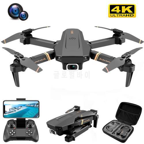 V4 Rc Drone 4k HD Wide Angle Camera 1080P WiFi Fpv Drone Dual Camera Quadcopter Real-time Transmission Helicopter Toys