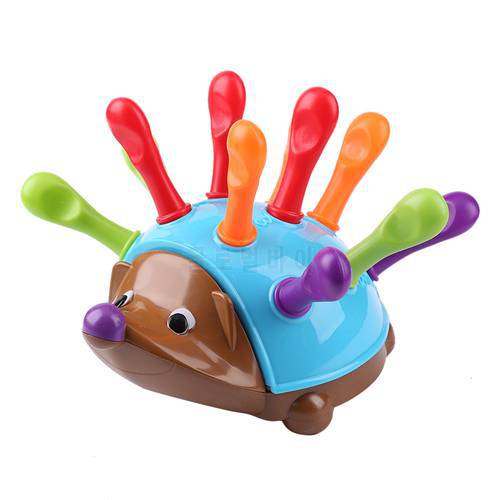 Fun Plastic Inserted Hedgehog Game Early Education Toy Novelty Interactive Toys Puzzle Fight Montessori Toys for Focus Training
