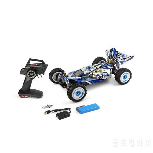 Wltoys 124017 Brushless Upgraded RTR 1/12 2.4G 4WD 70km/h RC Car Vehicles Metal Chassis Models Toys Off Road Machine Model