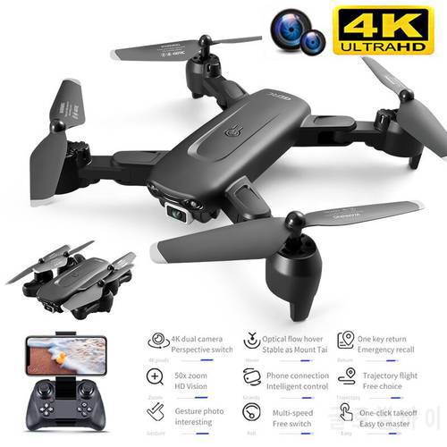 2021 NEW Drone 4K Camera HD Wide Angle Camera 1080P WiFi Fpv Drone Optical Flow Quadcopter RC Dron Helicopter Toys