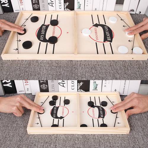 Hot Fast Hockey Sling Puck Game Paced Sling Puck Winner Fun Toys Board-Game Party Game Toys for Adult Child Family Games
