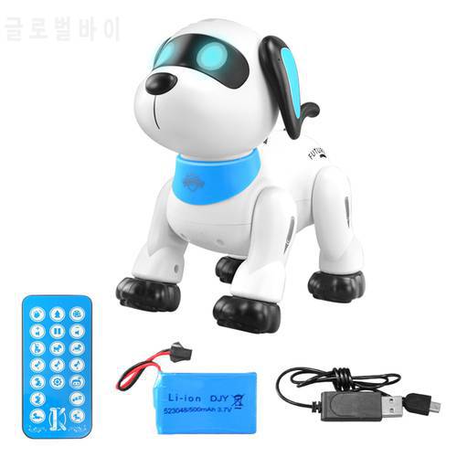 Hot Remote Control Robot Dog USB Electronic Music Song Robotic Puppy Voice Remote Control Toys For Children Birthday Gift