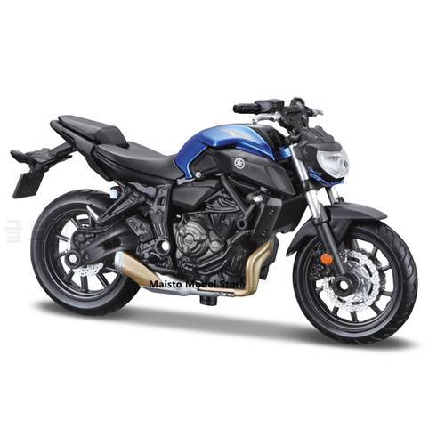 Maisto 1:18 yamaha MT-07 2018 genuine motorcycle static model die cast car collectible gift toy juguetes toy car