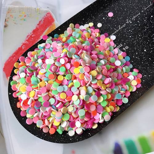 Boxi New Additives Supplies For Slime Polymer Clay Flower Sprinkles Cute DIY Kit Slice Topping For Cloud Clear Slime In Stock