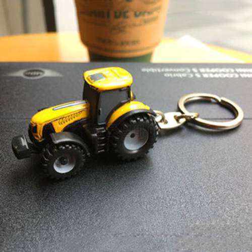 Exquisite Pendant Sika Tractor Model Classic Collection Souvenir Pendant Scene Matching Boy Toy Keychain Small Gift