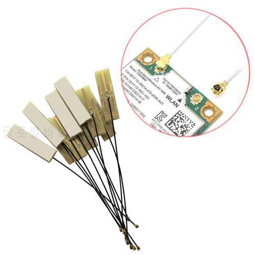10pcs 2.4G 5G 5.8G Dual-Frequency Antenna Built-In PCB Laptop Notebook Wifi Internal IP Antenna For WiFi U.FL IPX FPV Supplies