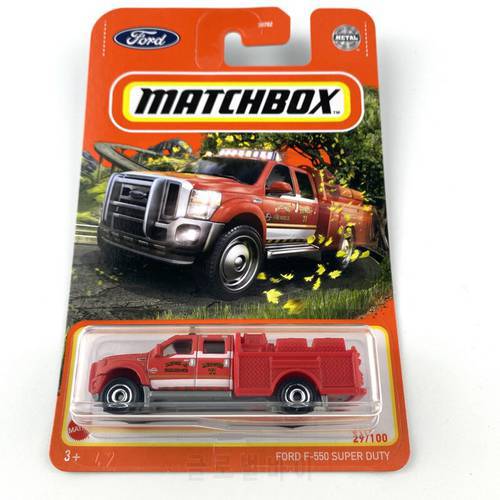 2021 Matchbox Cars FORD F-550 SUPER DUTY 1/64 Metal Diecast Collection Alloy Model Car Toys