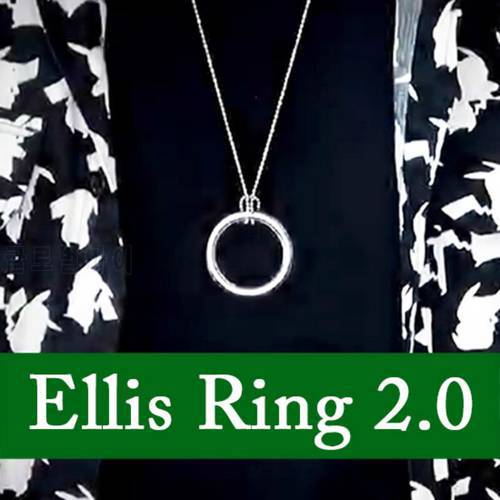 Ellis Ring 2.0 Magic Tricks Penetrate Vanish Magia Magician Close Up Street Illusions Gimmick Props Fun Pass Through Magie
