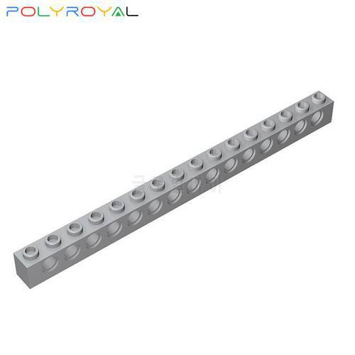 Building Blocks Technicalalalal 1x16 Perforated brick 15 holes 10PCS Compatible Assembles Particles Parts Moc Toy Gift 3703