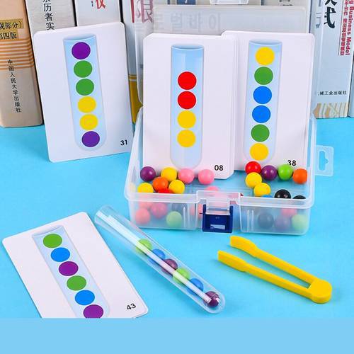 Brain Developmental Math Toy Basic Life Skill Training Toy for Baby Wooden Clip Ball Toy Education Toy Teaching Aids 1 set