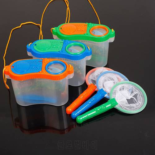 3pcs/set Observation Box Children Outdoor Experiment Exploration Equipment Supplies Portable Insect Observer Child Magnifier Toy