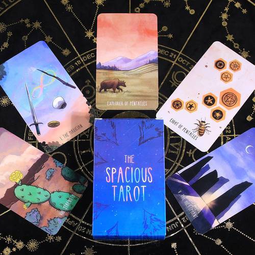 The spacious Tarot Deck 78Cards Oracle Divination Prophet Cards Game Gift Board Astrology fortune telling Work Your Light muse