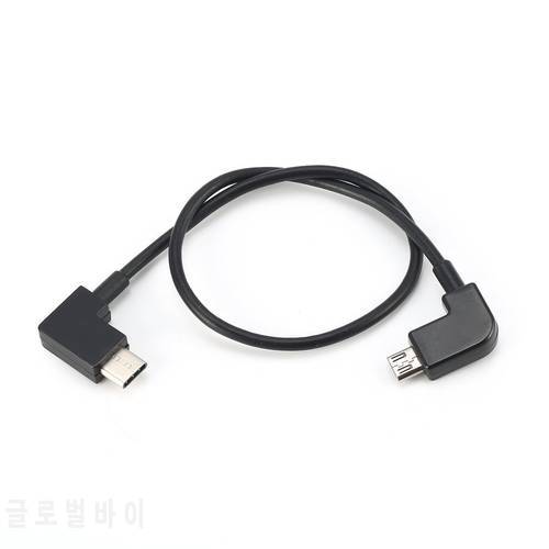 Data Cable For DJI Spark Mavic Pro Platinum Air Controller Micro USB to Type-C Port Adapter Line for Smartphone Tablet