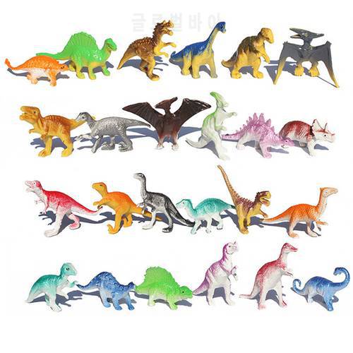 10 pcs/set Mini Animals Dinosaur Simulation Toy Jurassic Play Dinosaur Model Action Figures Classic Ancient Collection For Boys