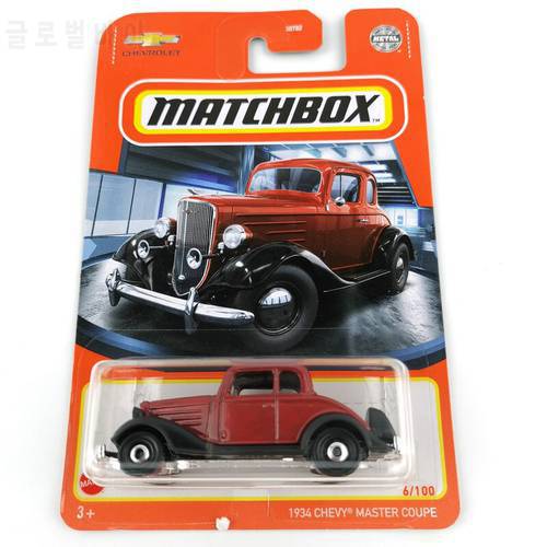 2021 Matchbox Cars 1934 CHEVY MASTER COUPE 1/64 Metal Diecast Collection Alloy Model Car Toy Vehicles