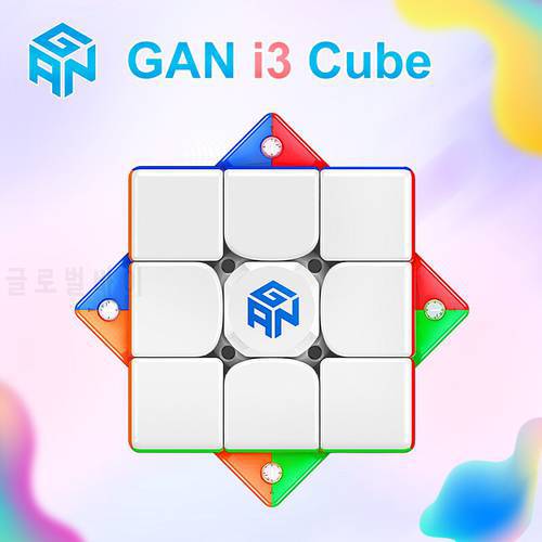 GAN356 I3 Magnetic Magic Cube Stickerless GAN 356 I3 Smart Cubes Professional 3x3x3 GAN I3 Magnets Puzzle Speed Cube Toys