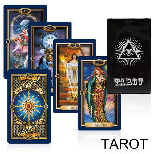 Easy Divination Tarot Cards Created Especially for Beginners Mystical Divination Oracle Fate Divination Board Game.78 Cards Deck