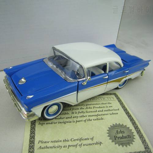 1/32 Alloy Ford Galaxie500 Classic Car Model Toy Die Cast Collection Vintage Toys Vehicle With Original Box