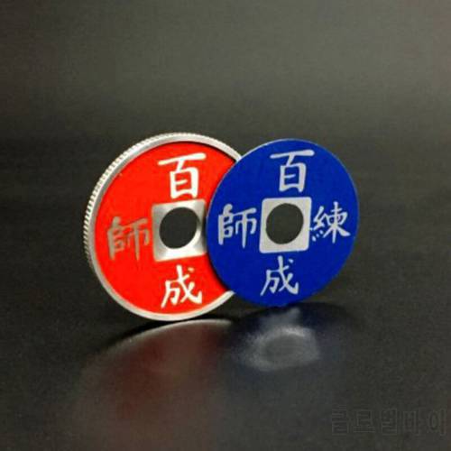 Chinese Coin Color Change Magic Tricks Magician Close Up Illusion Prop Gimmick Accessories Mentalism 3 Colors Coins Change Magia