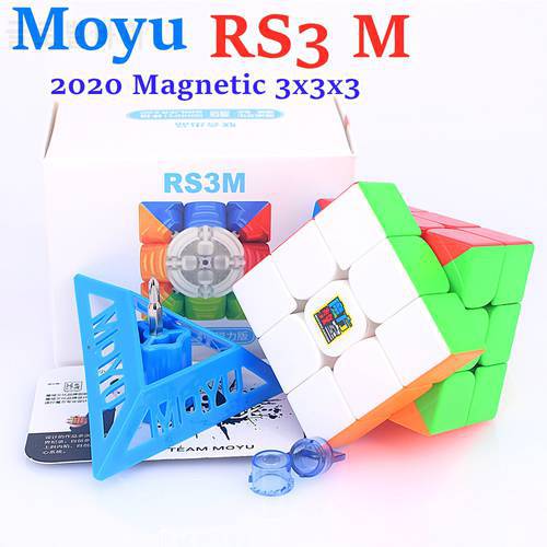 Moyu RS3M 2020 3x3x3 Magnetic Magic Cube RS3 M 2021 Maglev Professional Puzzle Toys RS3M 2021 Cubo Magico RS3 M 2020