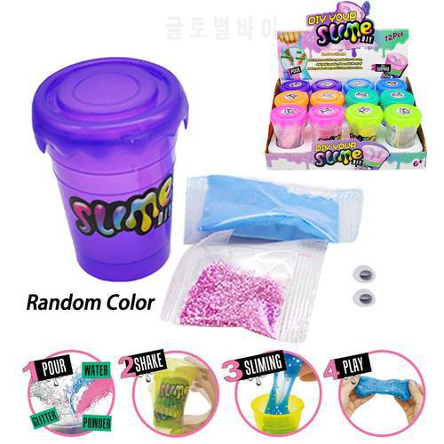 Slime DIY making kit Canned Set Slime Shakers Rocking Powder Puzzle Toy for Children