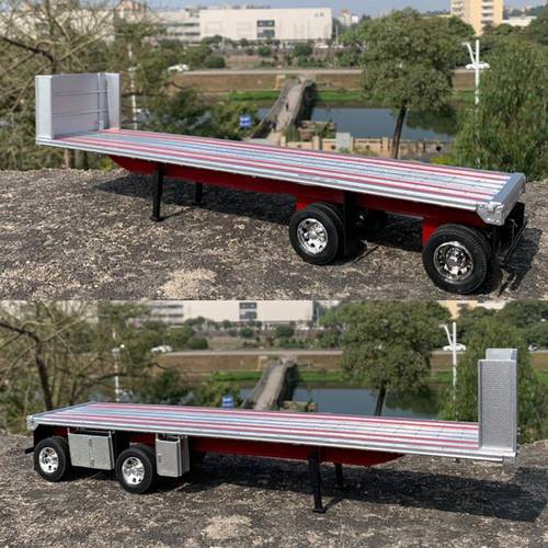 39cm Diecast 1:32 Scale Truck Model Modification Scene Accessories Trailer Car Vehicle Traffic Transportation Display Toys Gifts