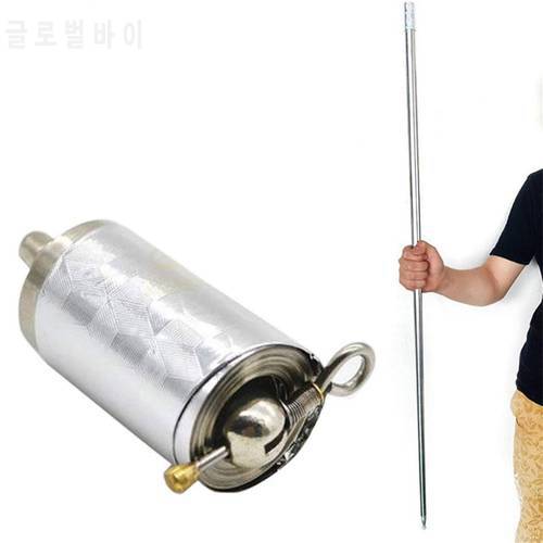 Gold Silver Appearing Cane Metal Steel Professional Trick Prop Stretchable Extendable Stick Stress Relieve High Elasticity Magic