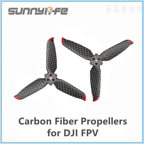 Sunnylife FPV Propellers Drone Accessories for DJI FPV Carbon Fiber High Hardness High Strength Quick Release Replacement Blade