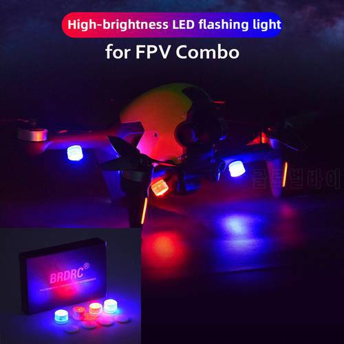 Night Flight LED Flash Lights for DJI FPV COMBO Mavic 2/Mini 3 PRO/2 Air 2 Pro Zoom FIMI X8 SE 2020 Signal Lamp Navigation Light