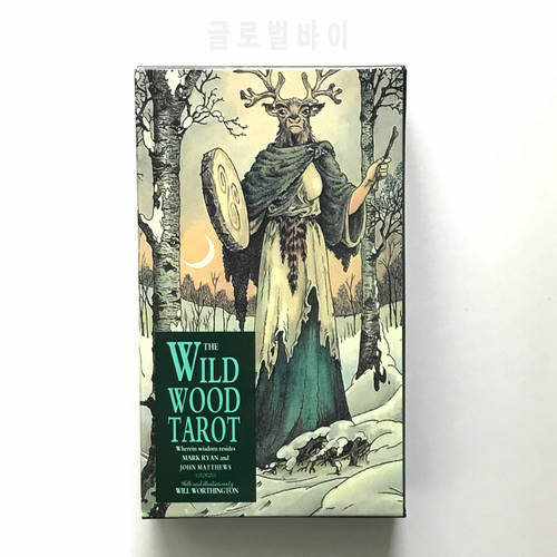 The Wildwood Tarot Holographic Tarot Deck Table Card Game For Adults Fate Divination Playing Cards
