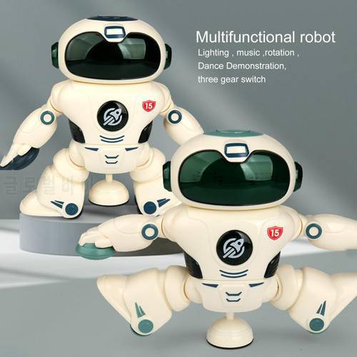 Space RC Robot Talking Musical Voice Singing Toy Dancing RC Robot Electronic Toys Luminous Birthday Gift for Boys