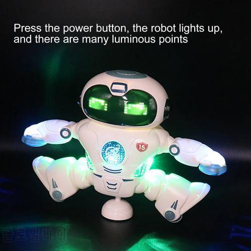 Dancing Space RC Robot Talking Musical Voice Singing Toy RC Robot Electronic Toys Luminous Birthday Gift for Boys