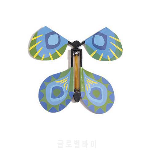 Flying In The Book Fairy Rubber Band Powered Wind Up Great Surprise Birthday Wedding Card Gift Butterfly Card Magic Toy
