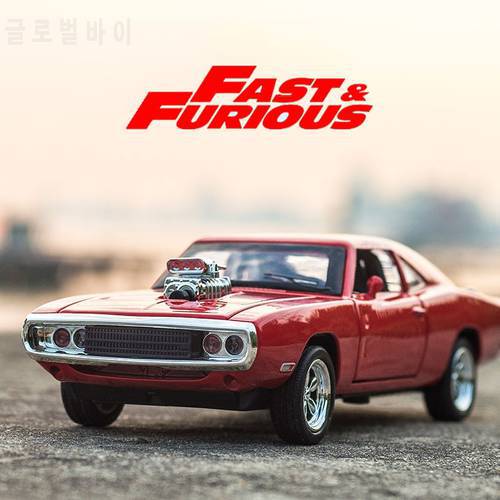 1:32 Dodge Charger Alloy Car Model Diecasts & Toy Vehicles The Fast And The Furious Classic Metal Car Toys For Children A142