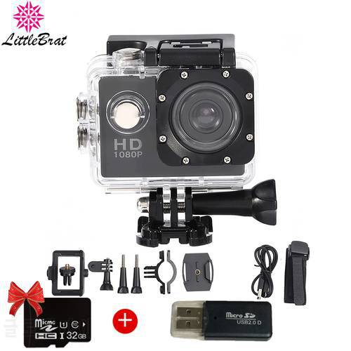 Ultra HD 4K Action Camera Kit Includes 12MP, 30m Underwater Waterproof Camera 170 Degree Wide Angle Sports Cam High-tech Sensor