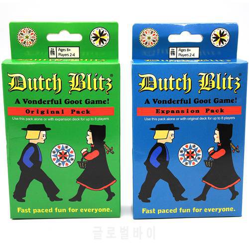 Dutch Blitz Original and Expansion Pack Set Card Game Family Game Toy Gift