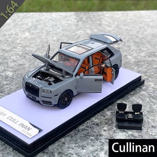 DCM 1:64 Cullinan SUV Full Open Diecast Model Car Collection Limited Edition Ornaments Gifts