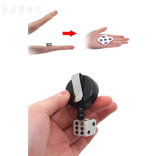 Funny Magic Tricks Hitting Flat Dice Close-up Magic Props Easy To Do for Beginner Magicians Magic Props Toys Party Toys Gift
