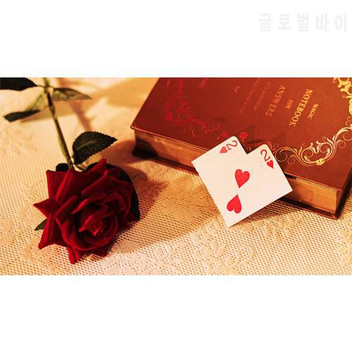 Shape of My Heart Card Magic Tricks Torn & Restored Card Illusion Easy To Do Magic For Lover Romantic Magic Show Street Close up