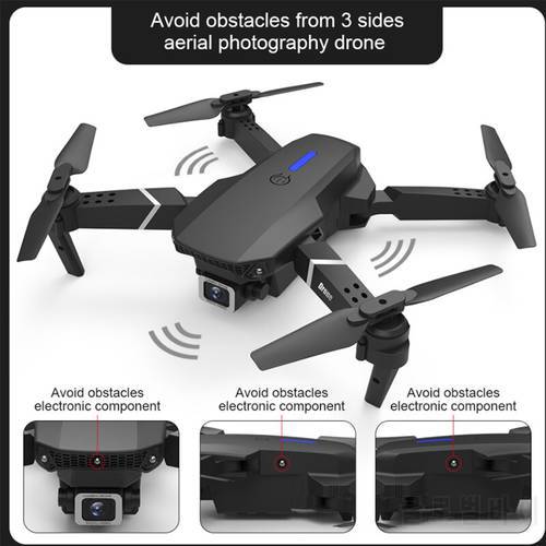 Aircraft E99pro Drone HD 4K/1080P Double Camera three-sided obstacle avoidance drone HD aerial photography quadcopter Toys Gift