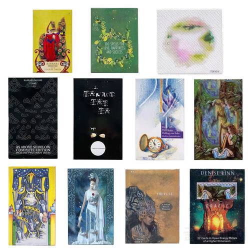 new Tarot Oracle Cards Deck Card for Fate Divination Board Game Tarot And A Variety Of Tarot Options