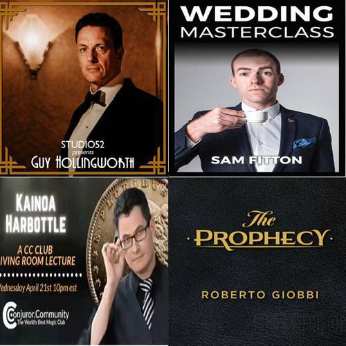 21 Studio52 by Guy Hollingworth,The Prophecy by Roberto Giobbi ,Wedding Masterclass by Sam Fitton,The Kainoa Harbottle CC Living