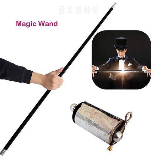 110cm Portable Professional Magic Wand Magic Telescopic Props Funny Staff Martial Arts Metal Magic Pocket