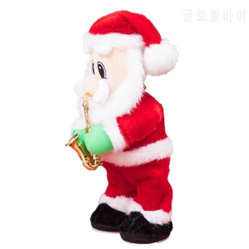 Dancing Dolls Singing Dancing Santa Toy Playing Saxophone Santa Claus Doll Shaking Hips Singing Dancing Christmas Santa Claus To