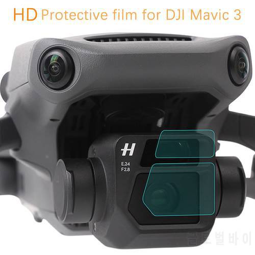 Protective Film for DJI Mavic 3 Tempered Glass Screen Protector Compatible Hardness Anti-Scratch Lens Film Accessories