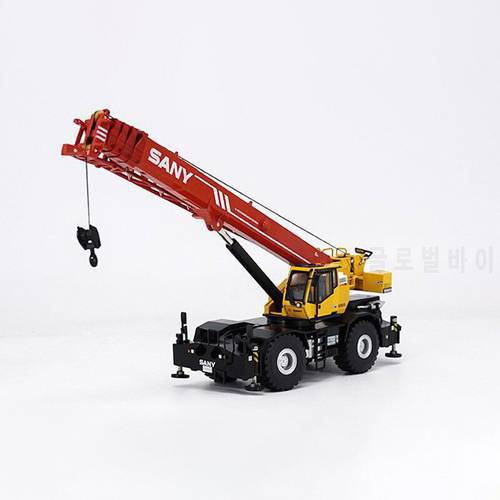 Diecast 1:50 Scale Sany Heavy Industry SRC550 55-ton Off-road Crane Alloy Engineering Truck Model Collection Souvenir Ornaments