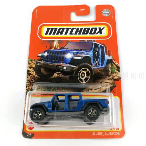 Matchbox Cars 20 JEEP GLADIATOR 1/64 Metal Diecast Collection Alloy Model Car Toy Vehicles