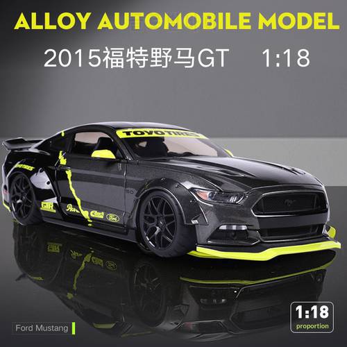 Maisto 1:18 2015 Ford Mustang GT Specia Race Car Simulation Alloy Car Model Die-cast Craft Decoration Collection