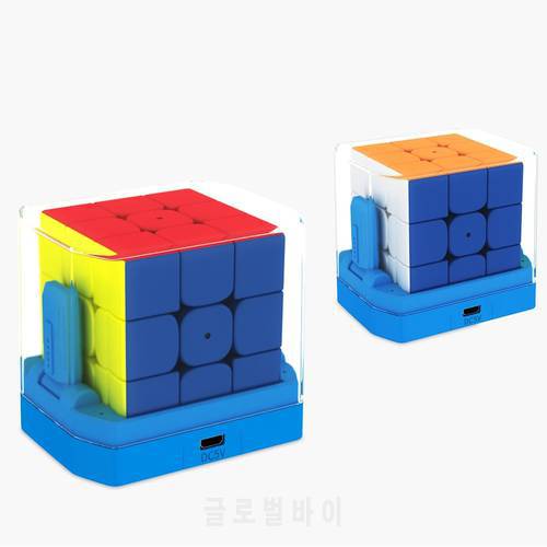 MoYu Weilong Ai Smart Cube 3x3X3 Magnetic Cube Professional magic Cube 3x3 Speed cube Bluetooth Smart cube intelligent AI cube